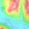 Sevil topographic map, elevation, terrain