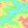Mechtat Btam topographic map, elevation, terrain