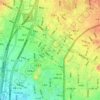臺中七期 topographic map, elevation, terrain