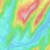 Bois Trey le Crêt topographic map, elevation, terrain