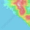 Tellaro topographic map, elevation, terrain