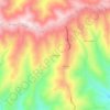 Los Vargas topographic map, elevation, terrain