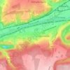 Ramet topographic map, elevation, terrain
