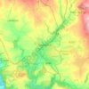 Tavistock topographic map, elevation, terrain