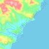 Hole in the Wall topographic map, elevation, terrain