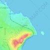 Dalkey topographic map, elevation, terrain