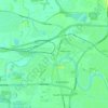 Slaterville topographic map, elevation, terrain