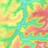 Holbach topographic map, elevation, terrain