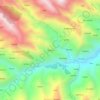 Thachi topographic map, elevation, terrain