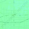 头灶镇 topographic map, elevation, terrain