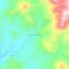 Aguas Calientes topographic map, elevation, terrain