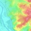 La Chapelle Gond topographic map, elevation, terrain