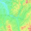 La Loire topographic map, elevation, terrain