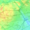 Taastrup topographic map, elevation, terrain