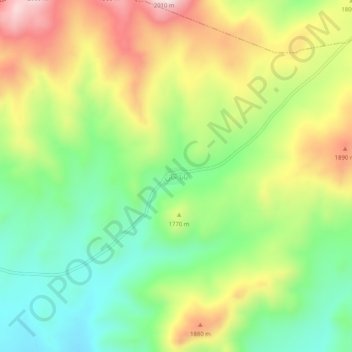 Baba Jan, East Azerbaijan topographic map, elevation, terrain