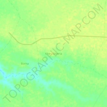 Kheri Silgena topographic map, elevation, terrain