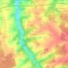Les Bergers topographic map, elevation, terrain