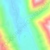 Everest Base Camp topographic map, elevation, terrain