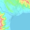 Lae topographic map, elevation, terrain