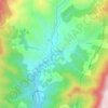 Podorašac topographic map, elevation, terrain