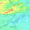 Günding topographic map, elevation, terrain