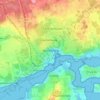 Svendborg topographic map, elevation, terrain