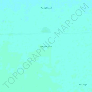Rahmaniyah topographic map, elevation, terrain