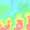 El Encinar topographic map, elevation, terrain