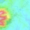 Tiqubɛin topographic map, elevation, terrain