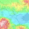 Lamia topographic map, elevation, terrain