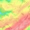 Les Houssales topographic map, elevation, terrain