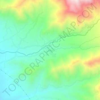 Shalpin topographic map, elevation, terrain