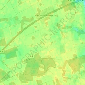 Wunderburg topographic map, elevation, terrain