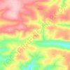 Luxeni topographic map, elevation, terrain
