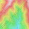 Tejera Negra topographic map, elevation, terrain