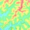 Carreiras topographic map, elevation, terrain