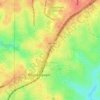 North Atlanta topographic map, elevation, terrain