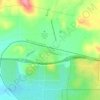 Ash Fork topographic map, elevation, terrain