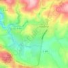 La Mare Pinet topographic map, elevation, terrain