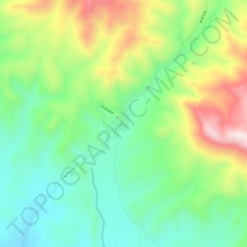 Sar topographic map, elevation, terrain