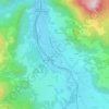 Bad Goisern topographic map, elevation, terrain