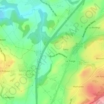 Armeaux topographic map, elevation, terrain