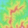 Lazanias topographic map, elevation, terrain