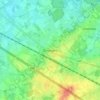 Oordegem topographic map, elevation, terrain