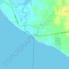 Data de Posorja topographic map, elevation, terrain