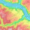 Werlau topographic map, elevation, terrain