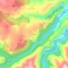 Moure topographic map, elevation, terrain