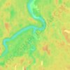 Вонга topographic map, elevation, terrain