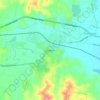 Gatton topographic map, elevation, terrain