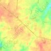 Amelia topographic map, elevation, terrain